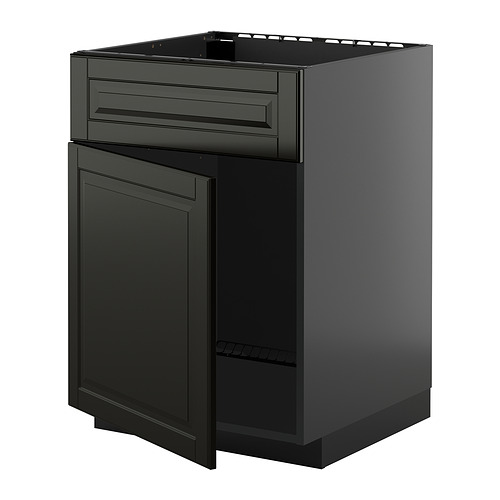 METOD base cabinet f sink w door/front