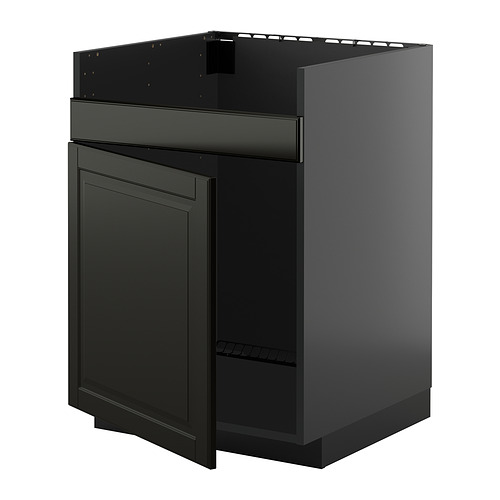 METOD base cab f HAVSEN single bowl sink