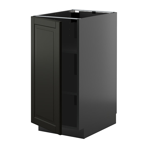 METOD base cabinet with shelves