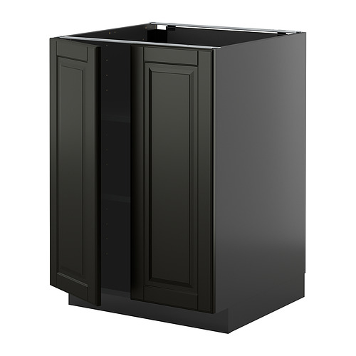 METOD base cabinet with shelves/2 doors