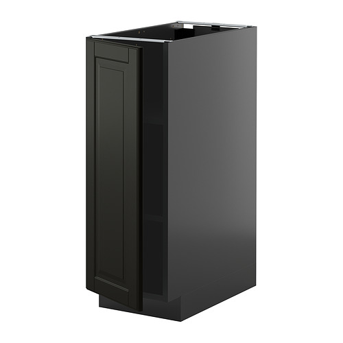 METOD base cabinet with shelves