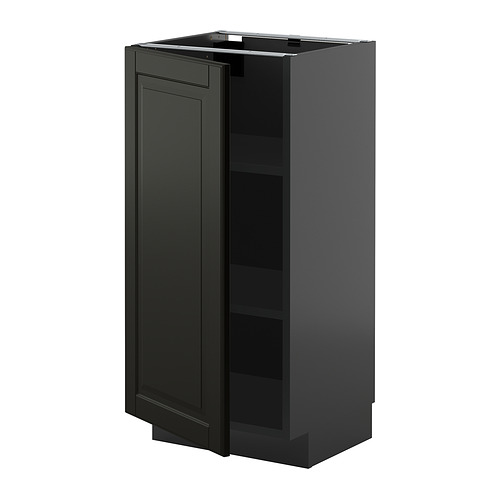 METOD base cabinet with shelves