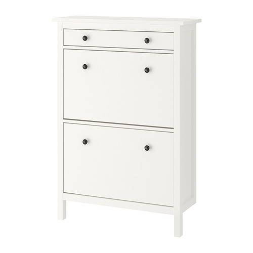 HEMNES, shoe cabinet with 2 compartments
