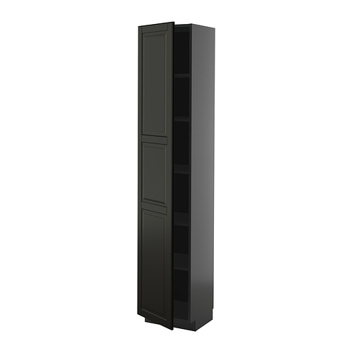 METOD high cabinet with shelves