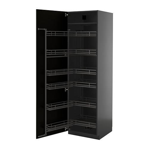 METOD high cabinet with pull-out larder