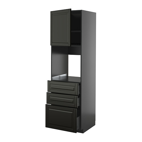 METOD/KNIVSHULT high cab f oven w door/3 drawers