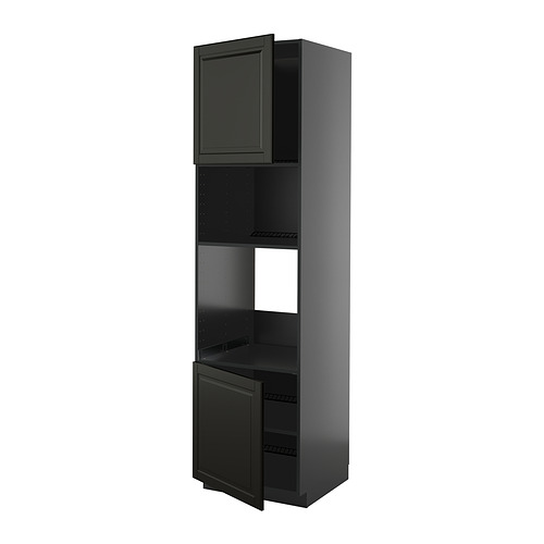 METOD hi cb f oven/micro w 2 drs/shelves