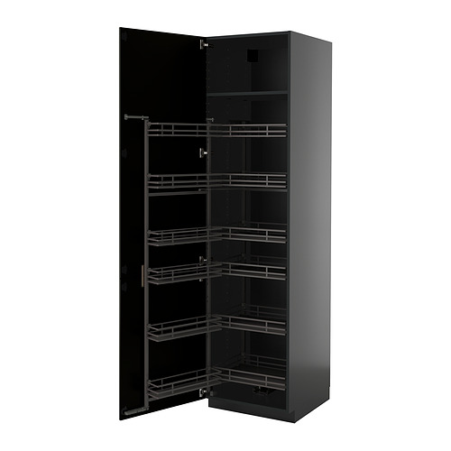 METOD high cabinet with pull-out larder