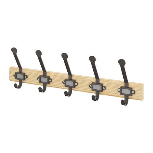 KARTOTEK, rack with 5 hooks