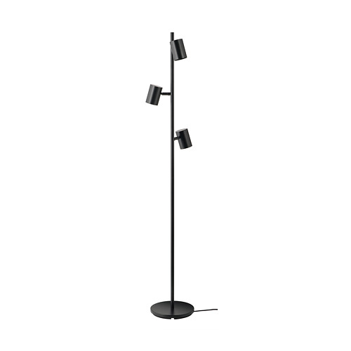 NYMÅNE floor lamp with 3-spot