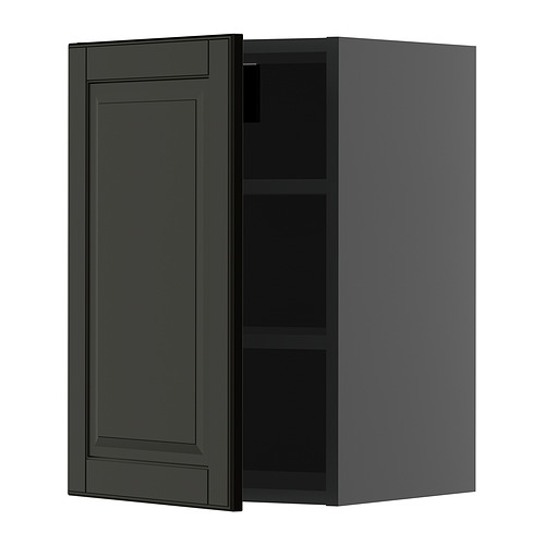 METOD wall cabinet with shelves