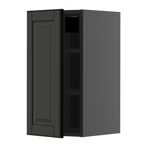 METOD wall cabinet with shelves