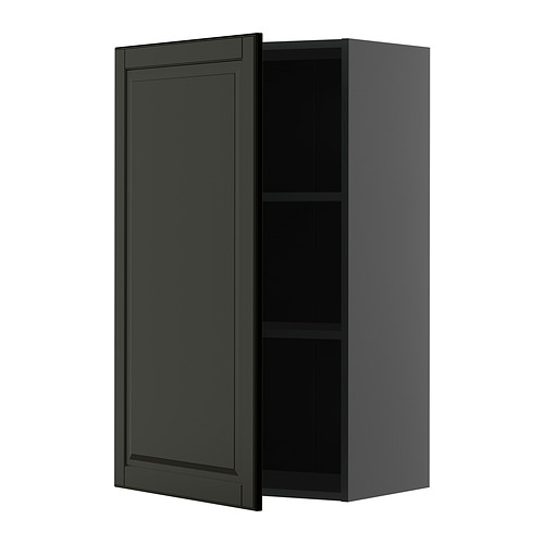 METOD wall cabinet with shelves