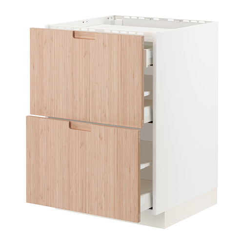 METOD/MAXIMERA base cab f hob/2 fronts/3 drawers