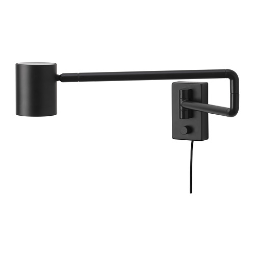 NYMÅNE wall lamp with swing arm