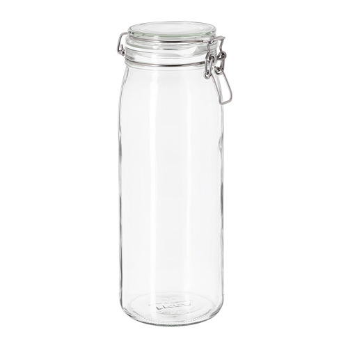 KORKEN, jar with lid
