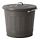 KNODD, bin with lid