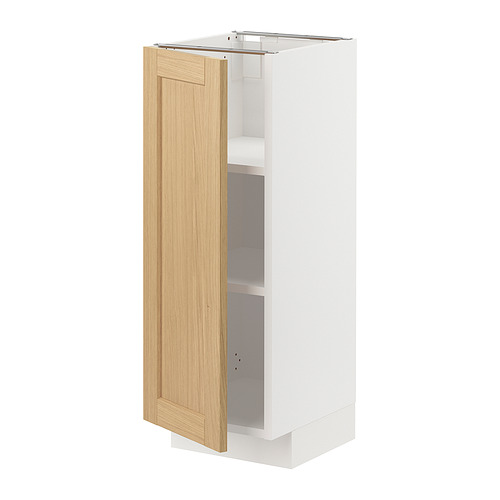 METOD base cabinet with shelves