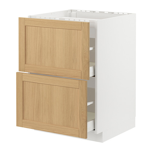 METOD/MAXIMERA base cab f hob/2 fronts/2 drawers