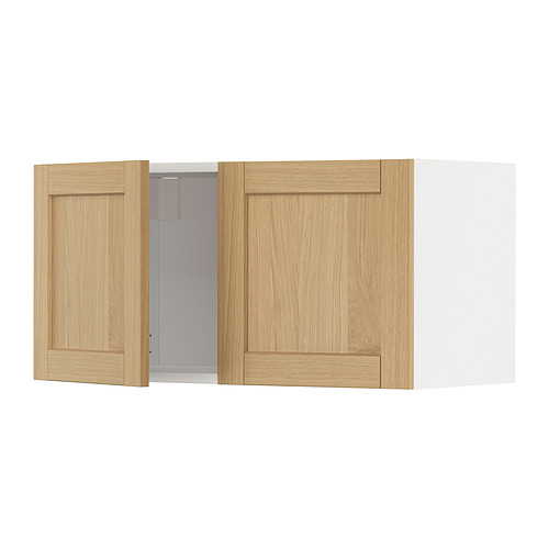 METOD wall cabinet with 2 doors