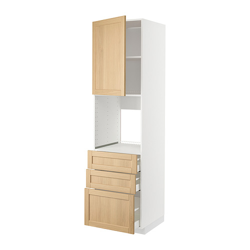 METOD/MAXIMERA high cab f oven w door/3 drawers