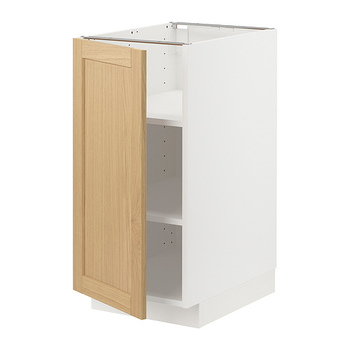 METOD base cabinet with shelves