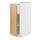 METOD, base cabinet with shelves
