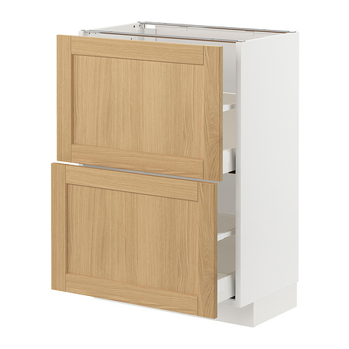 METOD/MAXIMERA base cabinet with 2 drawers