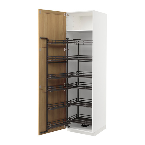 METOD high cabinet with pull-out larder