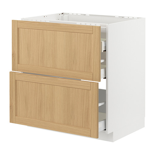 METOD/MAXIMERA base cab f hob/2 fronts/3 drawers