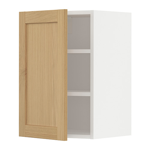 METOD wall cabinet with shelves