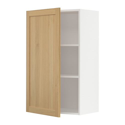 METOD wall cabinet with shelves