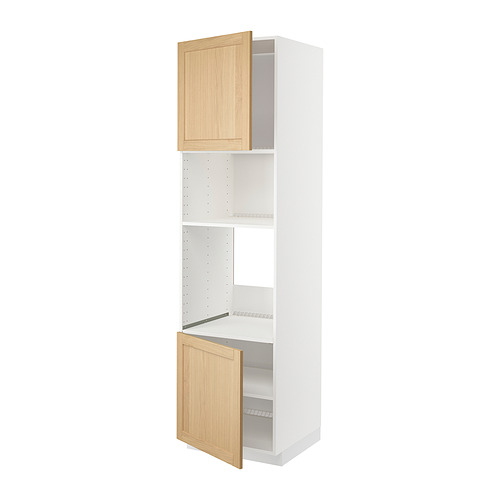METOD hi cb f oven/micro w 2 drs/shelves