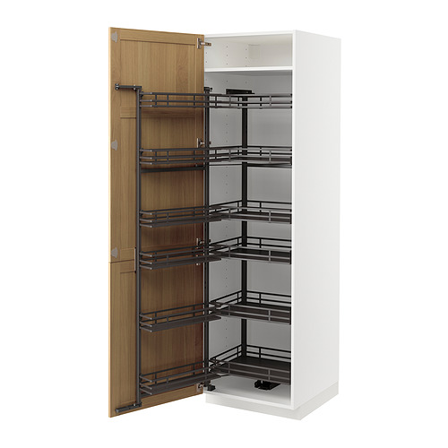 METOD high cabinet with pull-out larder
