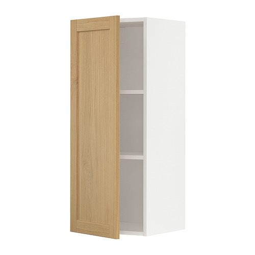 METOD wall cabinet with shelves