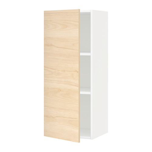 METOD wall cabinet with shelves