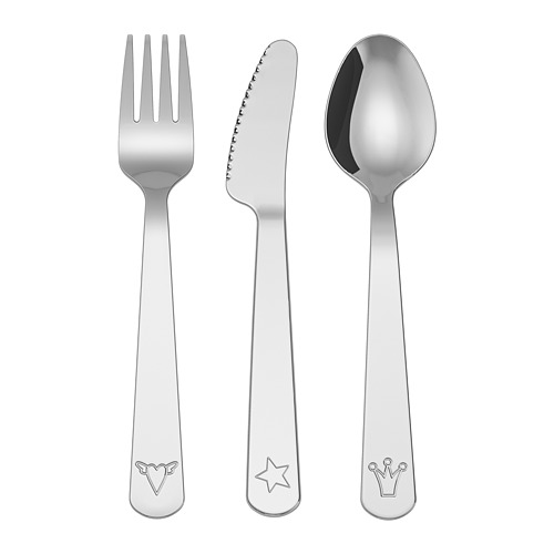 FABLER, 3-piece cutlery set