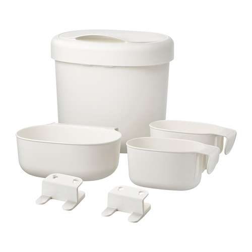 ÖNSKLIG, stor baskets changing tbl set of 4