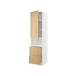METOD/MAXIMERA hi cab f micro w door/2 drawers
