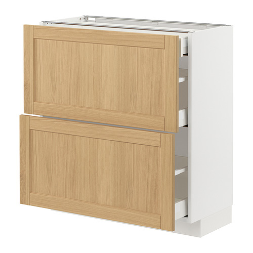 METOD/MAXIMERA base cab with 2 fronts/3 drawers