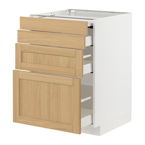 METOD/MAXIMERA bc w pull-out work surface/3drw