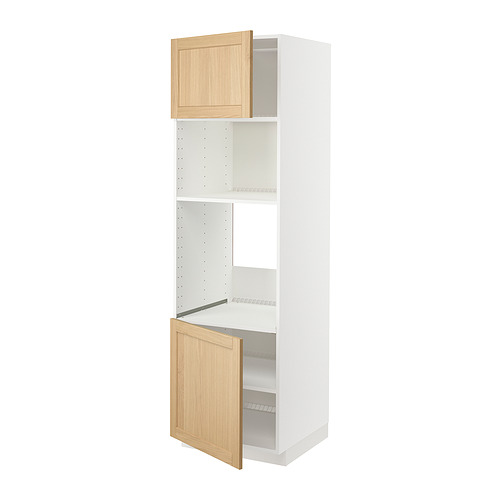 METOD hi cb f oven/micro w 2 drs/shelves