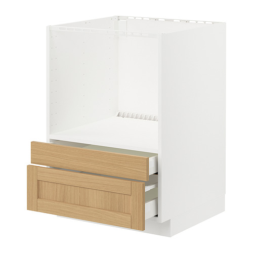 METOD/MAXIMERA base cabinet f combi micro/drawers