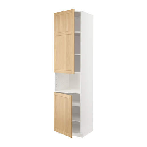 METOD high cab f micro w 2 doors/shelves