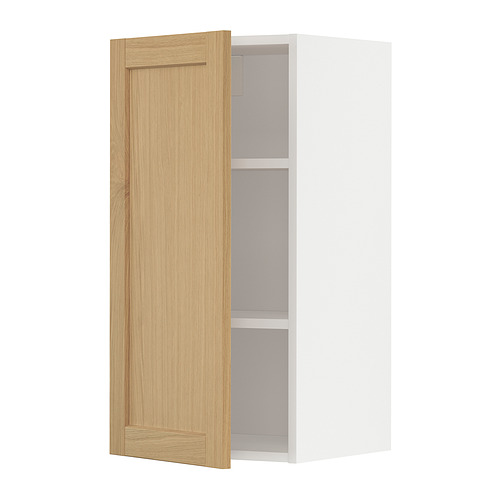 METOD wall cabinet with shelves