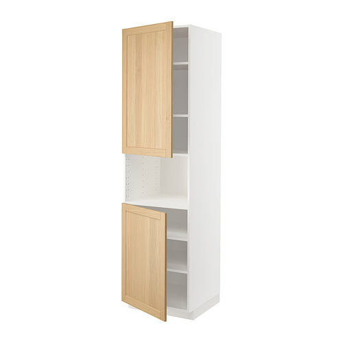 METOD high cab f micro w 2 doors/shelves