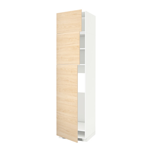 METOD high cab for fridge with 3 doors