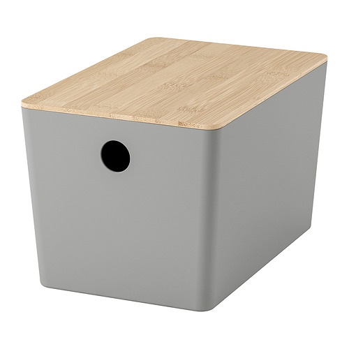 KUGGIS, kassi með loki