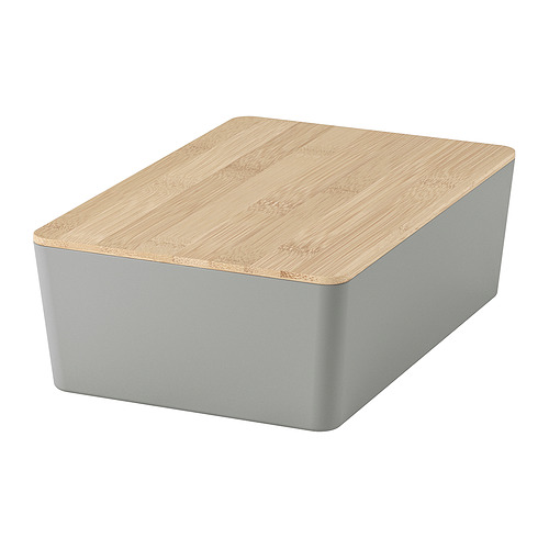 KUGGIS, kassi með loki