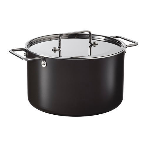 GULDÖRING, pot with lid